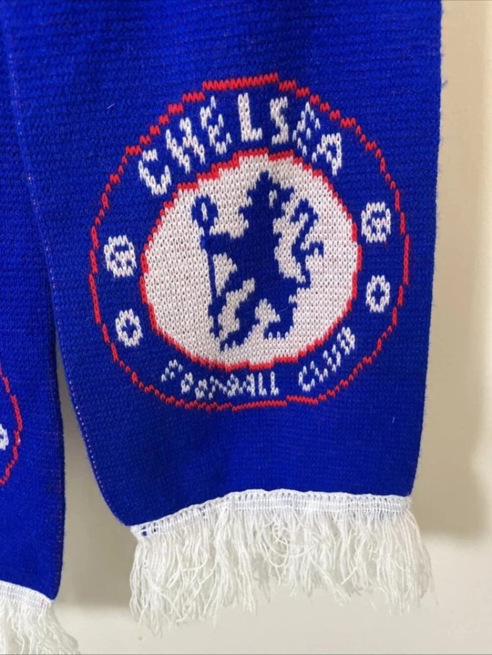 Chelsea FC Blue Knit Soccer Supporter Scarf
